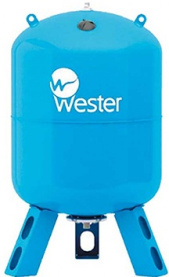 Гидроаккумулятор Wester 50 литров мембранный расширительный бак для водоснабжения WAV 50 0141100 в Саратове 0