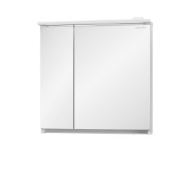 Шкаф зеркальный Амата 80, белый в Саратове 0