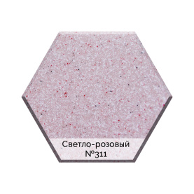 Мойка гранитная AquaGranitEx M-10 светло-розовый в Саратове 2