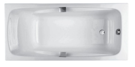 Ванна чугунная Jacob Delafon Rub Repos 170x80 E2915-00 с отверстиями для ручек в Саратове 0
