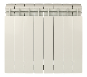 Радиатор биметаллический боковое подключение (белый RAL 9010) Global STYLE PLUS 500 8 секций в Саратове 2