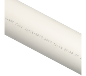 Труба полипропиленовая (цвет белый) Политэк d=75x12,5 (PN 20) 9002075125 в Саратове 5