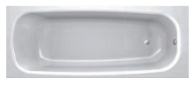 Стальная ванна BLB Universal HG 150x75 см B55H с отверстиями под ручки 208 мм в Саратове 0