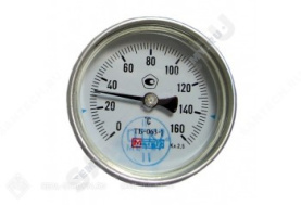 Термометр биметаллический Метер ТБ80 160C Дк 80 L=80 в Саратове 0