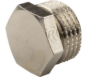 Заглушка НР никелированная 1/2 для стальных труб резьбовой TIEMME 1500172(1878N0004) в Саратове 5