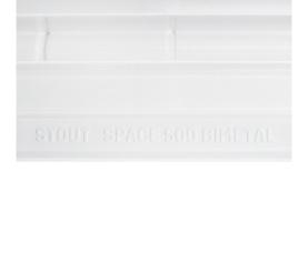 Радиатор биметаллический боковое подключение STOUT Space 500 10 секций SRB-0310-050010 в Саратове 7