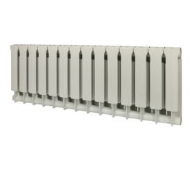 Радиатор биметаллический боковое подключение (белый RAL 9010) Global STYLE EXTRA 350 14 секций в Саратове 3