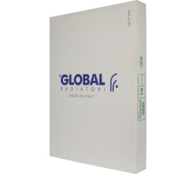 Радиатор биметаллический боковое подключение (белый RAL 9010) Global STYLE PLUS 500 10 секций в Саратове 10