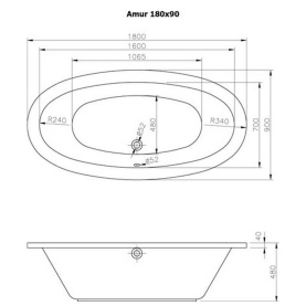 Панель фронтальная для ванны Vidima Видима, Сириус 1500 мм в Саратове 2
