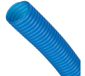 Труба гофрированная ПНД, цвет синий, наружным диаметром 25 мм для труб диаметр STOUT SPG-0001-502520 в Саратове 2