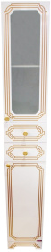 Пенал Sanflor КАИР 32 Белый Патина золото (корзина) правый в Саратове 0