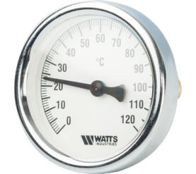 Термометр биметаллический с погружной гильзой 63 мм, штуц F+R801(T) 6375 Watts 10005809(03.01.060) в Саратове 1