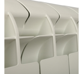 Радиатор биметаллический боковое подключение (белый RAL 9010) Global STYLE PLUS 350 10 секций в Саратове 5