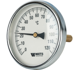 Термометр биметаллический с погружной гильзой 100 мм F+R801(T) 100100 Watts 10006076(03.03.100) в Саратове 0