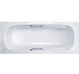 Стальная ванна BLB Universal Anatomica HG 170x75 см B75L-1 с отверстиями под ручки 232 мм в Саратове 1