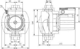 Циркуляционный насос Wilo Top-Z 30/7 EM PN6/10 RG в Саратове 1