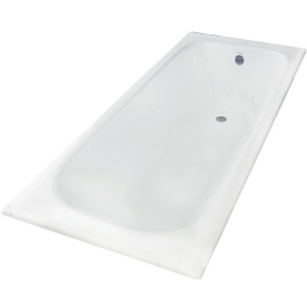 Чугунная ванна Aqualux ZYA 8-3 130х70 белая, без ножек, антислип в Саратове 0