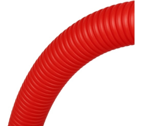 Труба гофрированная ПНД, цвет красный, наружным диаметром 25 мм для труб диаме STOUT SPG-0002-502520 в Саратове 1