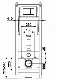 Комплект 5 в 1 Rosa (унитаз подвесной Элеганс с инсталляцией УКЛАД) без микролифта в Саратове 1