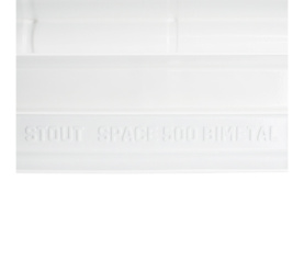 Радиатор биметаллический боковое подключение STOUT Space 500 14 секций SRB-0310-050014 в Саратове 5