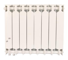 Радиатор биметаллический нижнее правое подключение (белый RAL RIFAR SUPReMO VENTIL 500 SVR 8 секций в Саратове 3