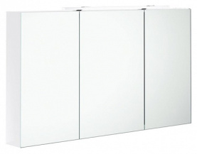 Зеркальный шкаф 130см с LED-подсветкой бл.бел VB A43813E4 в Саратове 1