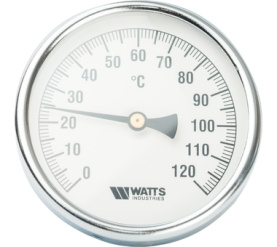Термометр биметаллический с погружной гильзой, 100 мм F+R801(T) 10050 Watts 10006066(03.03.040) в Саратове 0