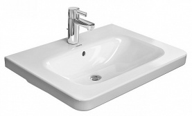 Раковина-столешница 65см с 1отв белая DURAVIT 2320650000 в Саратове 1