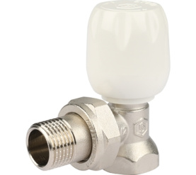 Клапан ручной терморегулирующий с неподъемным шпинделем, угловой 1/2 STOUT SVRs 1152 000015 в Саратове 0