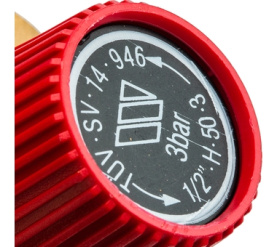 Предохранительный клапан для систем отопления 3 бар SVH 30 -1/2 Watts 10004639(02.15.130) в Саратове 5