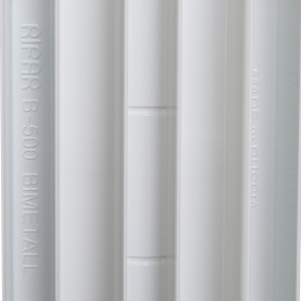 Радиатор биметаллический боковое подключение (белый RAL 9016) RIFAR BASE 500 4 секции в Саратове 8