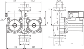 Циркуляционный насос Wilo Top-SD 30/5 EM PN6/10 в Саратове 1