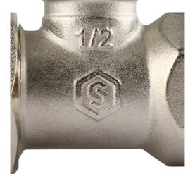 Клапан ручной терморегулирующий с неподъемным шпинделем, прямой 1/2 STOUT SVRS 1172 000015 в Саратове 8