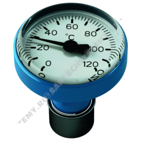 Термометр синий для рукояток шаровых кранов R540F 120C Giacomini R540FY022 в Саратове 1
