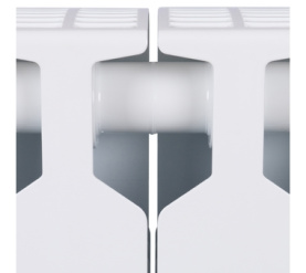 Радиатор биметаллический боковое подключение (белый RAL 9016) RIFAR SUPReMO 500 6 секций в Саратове 7