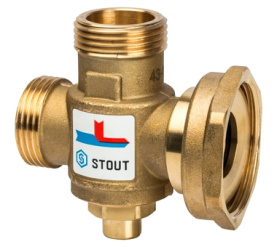 Термостатический смесительный клапан G 1М-G 1 1/2F-G 1M 60°С STOUT SVM-0050-326005 в Саратове 3