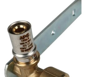 Настенный комплект для смесителя 12x16 для металлопластиковых труб прессовой STOUT SFP-0013-001216 в Саратове 6