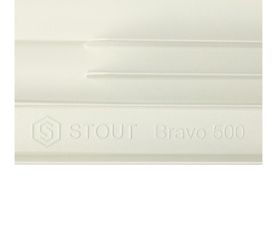 Радиатор алюминиевый боковое подключение STOUT Bravo 500 8 секций SRA-0110-050008 в Саратове 9