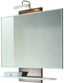 Зеркало Акватон "Логика-М 110" (венге) разборное 521-2.D9 (877*1055*126) (без светильника) в Саратове 0
