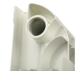 Радиатор биметаллический боковое подключение (белый RAL 9010) Global STYLE PLUS 350 14 секций в Саратове 5