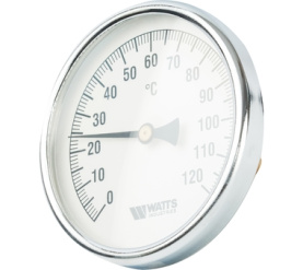Термометр биметаллический с погружной гильзой, 100 мм F+R801(T) 10050 Watts 10006066(03.03.040) в Саратове 1
