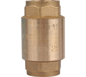 Клапан обратный пружинный муфтовый с металлическим седлом 1/2 STOUT SVC-0011-000015 в Саратове 1