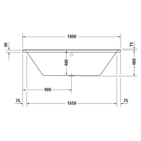 Каркас Riho Delta 150x80 для асимметричной ванны металлический в Саратове 1