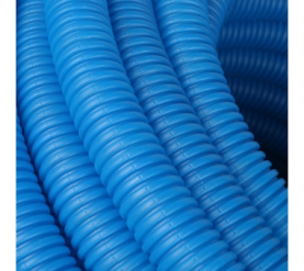 Труба гофрированная ПНД, цвет синий, наружным диаметром 32 мм для труб диаметр STOUT SPG-0001-503225 в Саратове 3