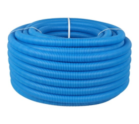Труба гофрированная ПНД, цвет синий, наружным диаметром 32 мм для труб диаметр STOUT SPG-0001-503225 в Саратове 0