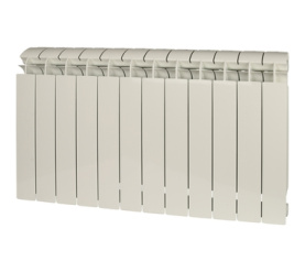 Радиатор биметаллический боковое подключение (белый RAL 9010) Global STYLE PLUS 500 12 секций в Саратове 0
