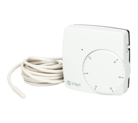 Термостат комнатный электронный WFHT-DUAL включ. дистанционный датчик «в пол» STOUT STE-0002-000010 в Саратове 1