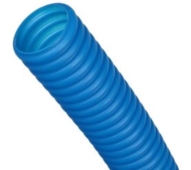 Труба гофрированная ПНД, цвет синий, наружным диаметром 32 мм для труб диаметр STOUT SPG-0001-503225 в Саратове 2