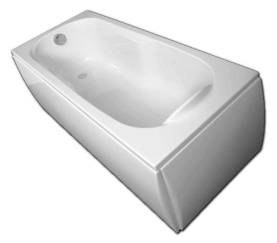Акриловая ванна Vagnerplast Cavallo 170x75 прямоугольная VPBA170CAV2X-01 в Саратове 1