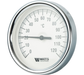 Термометр биметаллический с погружной гильзой 80 мм F+R801(T) 8075 Watts 10005944(03.02.060) в Саратове 0
